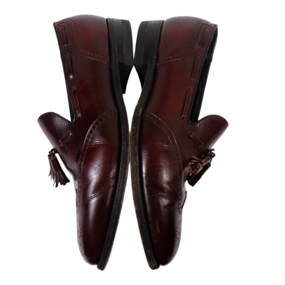 Florsheim Imperial Tassel Wingtip Dress Loafer Brown 10 E #1259 - Picture 6 of 8